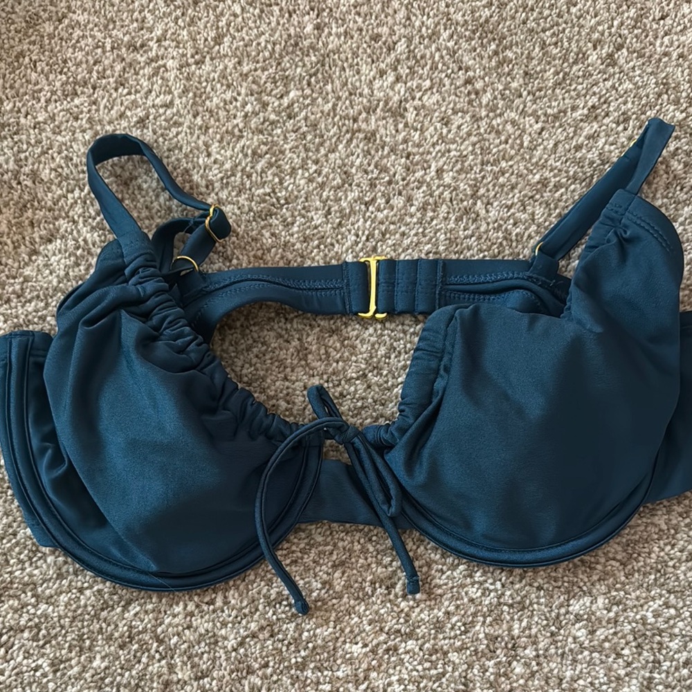 Teal Underwire Bikini Top